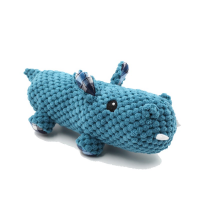 Іграшка для собак Over Zoo бегемот 21,6см