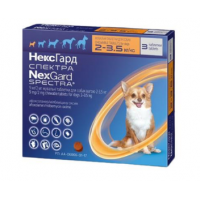 Таблетка для собак  Boehringer Ingelheim NexGard Spectra від 2-3,5кг (ціна за 1таб)