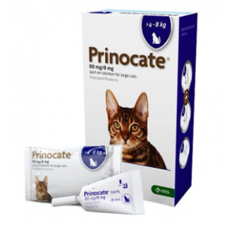 Принокат для котів 4-8 кг 80/8 мг  ( 1 піпетка )