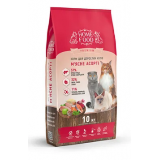 Сухий корм Home Food для котів 10 кг - м'ясне асорті ( ціна за 1 кг)