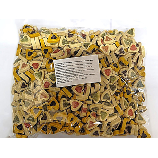 Ласощі для собак тренувальні напіввологі сердечка Fine Dog 1 кг