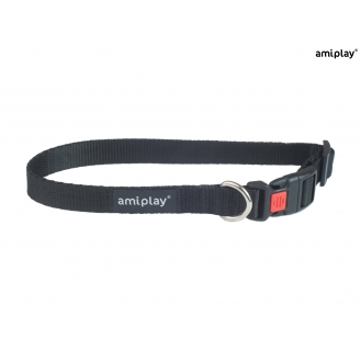 Нашийник для собак Amiplay Basic XL 45-70 * 2,5 см - чорний