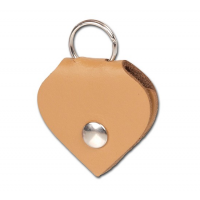 Адресатник для собак та котів Tommi у формі серця - шкіряний