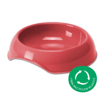 Миска для котів та собак Tommi пластикова 200 мл - коралова