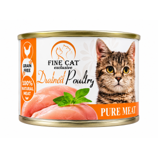 Вологий корм для котів Fine Cat з птицею, 200 г