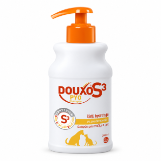 DOUXO S3 PYO — дерматологічний шампунь для собак і котів, 200 мл DOUXO S3 PYO — дерматологічний шампунь для собак і котів, 200 мл