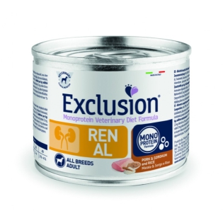 Вологий корм для собак Exclusion Monoprotein Veterinary Diet Formula Renal Pork, Sorghum & Rice All Breeds, 200 г Вологий корм для собак Exclusion Monoprotein Veterinary Diet Formula Renal Pork, Sorghum & Rice All Breeds, 200 г