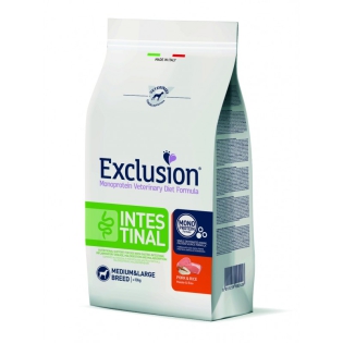 Сухий корм для собак Exclusion Monoprotein Veterinary Diet Formula Intestinal Pork & Rice Medium & Large Breed, 2 кг Сухий корм для собак Exclusion Monoprotein Veterinary Diet Formula Intestinal Pork & Rice Medium & Large Breed, 2 кг