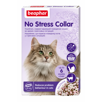 Нашийник для котів Beaphar No Stress — заспокійливий антистрес, 35 см