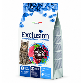 Сухий корм для котів Exclusion Mediterraneo Monoprotein Adult Tuna з тунцем, 300 г