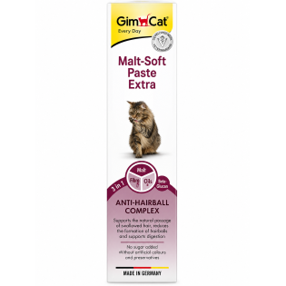 Паста для виведення шерсті у котів GimCat Malt-Soft Extra Professional, 200 г