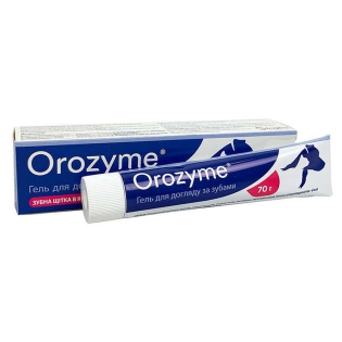 Orozyme Oral Hygiene Gel ензимний гель для гігієни ротової порожнини собак і котів, 70 г