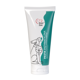 Ензимна зубна паста для собак і котів Over Zoo Enzymatic Toothpaste від зубного нальоту та каменю, 100 г Ензимна зубна паста для собак і котів Over Zoo Enzymatic Toothpaste від зубного нальоту та каменю, 100 г