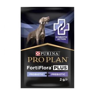 Purina Pro Plan FortiFlora Plus — пробіотик з пребіотиком для собак і цуценят, 2 г, 1 саше Purina Pro Plan FortiFlora Plus — пробіотик з пребіотиком для собак і цуценят, 2 г, 1 саше