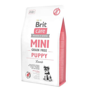 Сухий корм для цуценят малих порід Brit Care Mini Grain Free Puppy Lamb з ягням, 2 кг