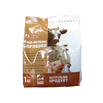 М’ясо-кісткове борошно O.L.KAR кормова добавка для тварин, 1 кг