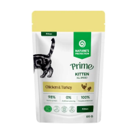 Вологий корм для кошенят Nature's Protection Prime Kitten All Breeds, 85 г — курка та індичка