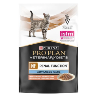 Вологий корм для котів Purina PRO PLAN Veterinary Diets NF Renal Function Advanced Care з лососем, 85 г Вологий корм для котів Purina PRO PLAN Veterinary Diets NF Renal Function Advanced Care з лососем, 85 г