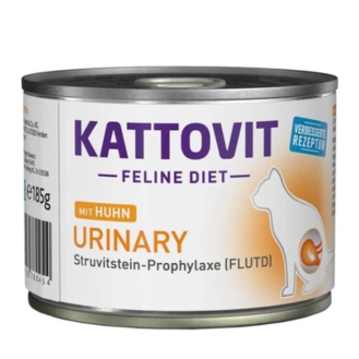 Вологий ветеринарний корм для котів Kattovit Veterinary Urinary з куркою, 185 г