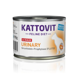 Вологий ветеринарний корм для котів Kattovit Veterinary Urinary з телятиною, 185 г