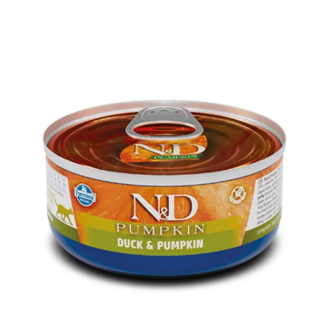 Вологий корм для котів Farmina N&D Pumpkin з качкою та гарбузом, 70 г