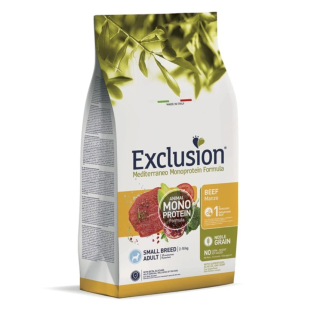 Сухий корм для собак малих порід Exclusion Mediterraneo Adult Small Breed з яловичиною, 500 г