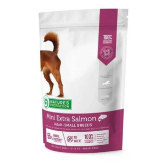 Сухий корм для собак малих порід Nature's Protection Mini Extra Salmon Adult Small Breeds з лососем, 500 г