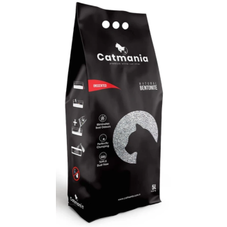 Бентонітовий наповнювач для котячого туалету Catmania Natural White натуральний білий, 5 л Бентонітовий наповнювач для котячого туалету Catmania Natural White натуральний білий, 5 л