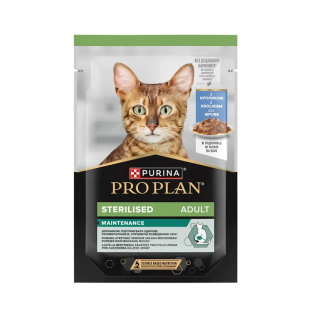 Вологий корм для стерилізованих котів Purina Pro Plan Sterilised з кроликом у соусі, 85 г Вологий корм для стерилізованих котів Purina Pro Plan Sterilised з кроликом у соусі, 85 г