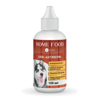 Home Food Олія для собак антиверм 100 мл