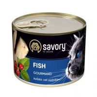 Вологий корм для кішок Savory 200г - риба
