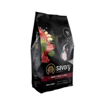КОРМ SAVORI д/собак мал. порід ягня/індичка 8кг 30365  ( ціна за 1 кг.)
