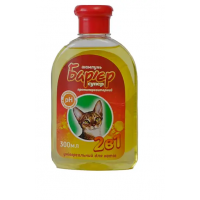 Шампунь Бар'єр Протипаразитарний Універсальний 2в1 коти 300 мл