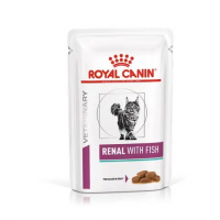 Вологий корм для котів Royal Canin RENAL CAT FISH підтримка функції нирок 85г