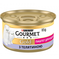 Вологий корм для кошенят Gourmet Gold Pate Veal 85 г - телятина
