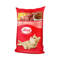 Сухий корм для дорослих котів Мяу 11 кг - мясний (ціна за 1кг)