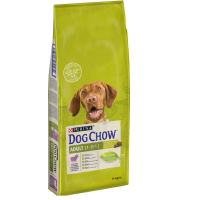 Сухий корм для дорослих собак всіх порід Dog Chow Adult Lamb 14 кг - ягня (ціна за 1кг)
