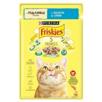 Вологий корм пауч для котів Friskies pouch, 85г - лосось