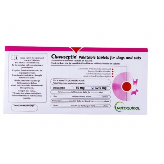 Клавасептин 62,5 мг 10 тб (ціна 1 табл)