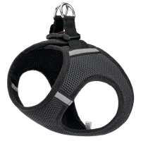 Шлейка з сітчатого нейлону для собак малих порід Kareline M чорна