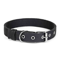 Нашийник брезент подвійний Kareline Practic 25 мм чорний
