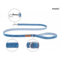 Повідець для собак Denim L 140 x 2 см - блакитний