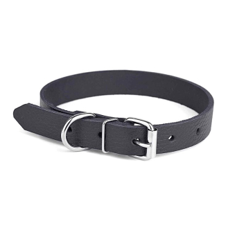 Нашийник з натуральної шкіри Kareline 2,5см чорний