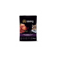 Вологий корм для стерилізованих кішок Savory 85 г - ягня та журавлина Вологий корм для стерилізованих кішок Savory 85 г - ягня та журавлина