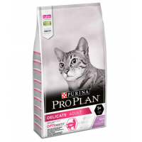 Сухий корм для дорослих котів з чутливою травною системою PRO PLAN Delicate Digestion 10кг - індик