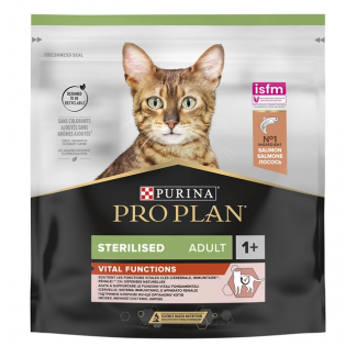 Сухий корм для стерилізованих котів Purina Pro Plan Sterilised з лососем, 400 г Сухий корм для стерилізованих котів Purina Pro Plan Sterilised з лососем, 400 г