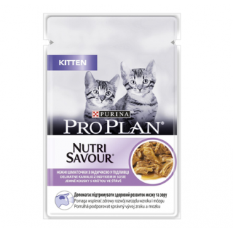 Вологий корм для кошенят Pro Plan Baby Junior мус 85г - курка Вологий корм для кошенят Pro Plan Baby Junior мус 85г - курка