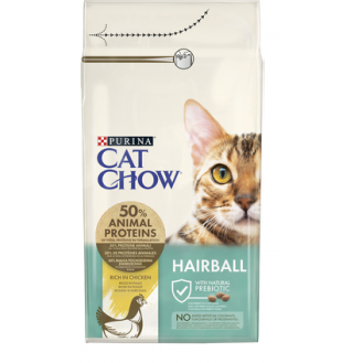 Сухий корм для котів Cat Chow Hairball 1,5 кг — курка
