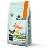 Сухий корм для цуценят малих та середніх порід Nature Bridge Herbal супер - преміум 2кг