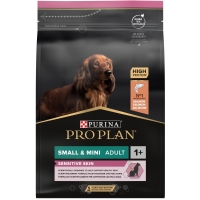 Сухий корм для  дрібних порід із чутливою шкірою Purina Pro Plan Small&Mini 700г - лосось